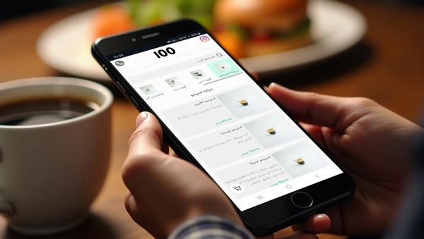 منو دیجیتال کافه 100